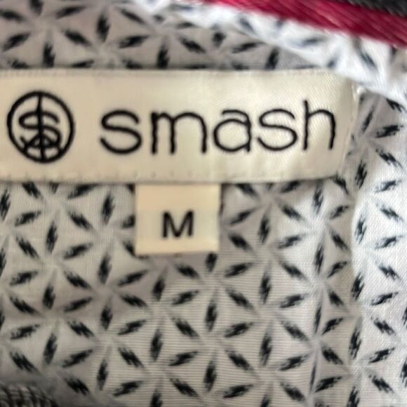 NWT Smash Long Sleeve Chevron Polo Sz. M - Picture 4 of 8